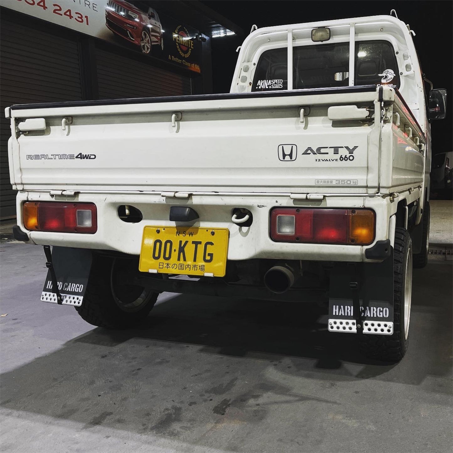 Hard Cargo Mud Flaps Kei Truck Garage Sydney Australia